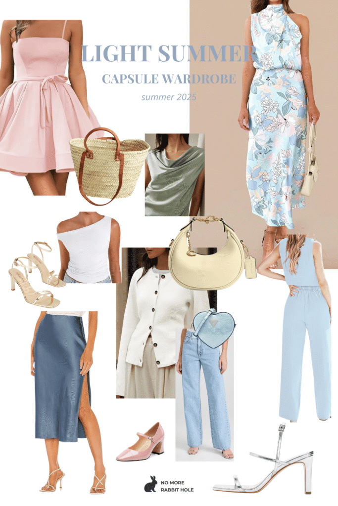 Light Summer Capsule Outfit Ideas for Summer 2025
