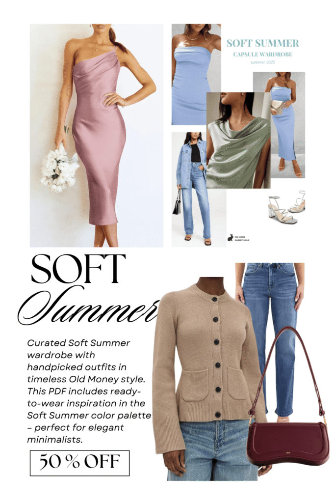 Soft Summer Capsule Wardrobe for summer 2025 