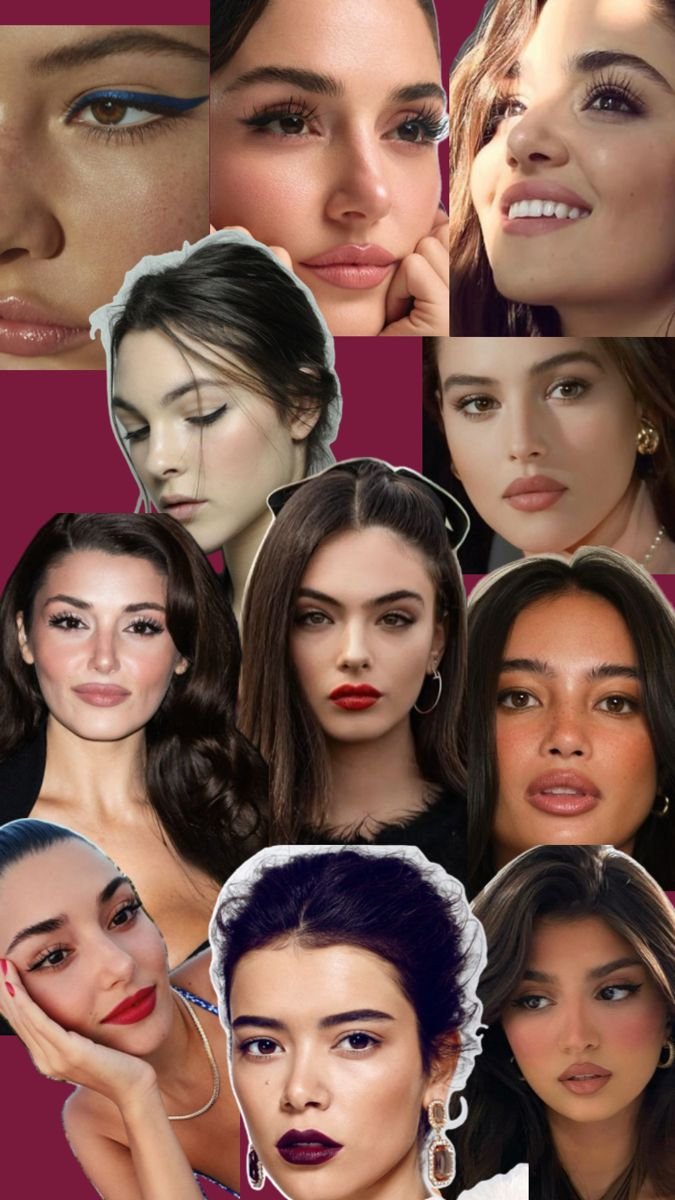 Deep Winter Color Palette Make-Up Ideas